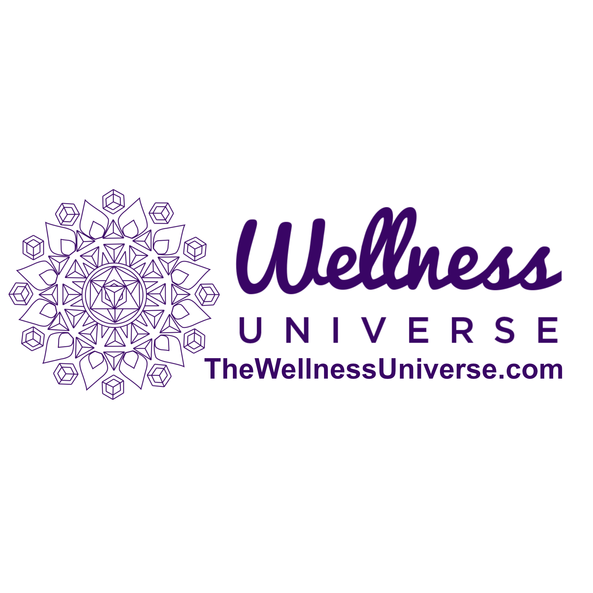 The Wellness Universe logo purple png