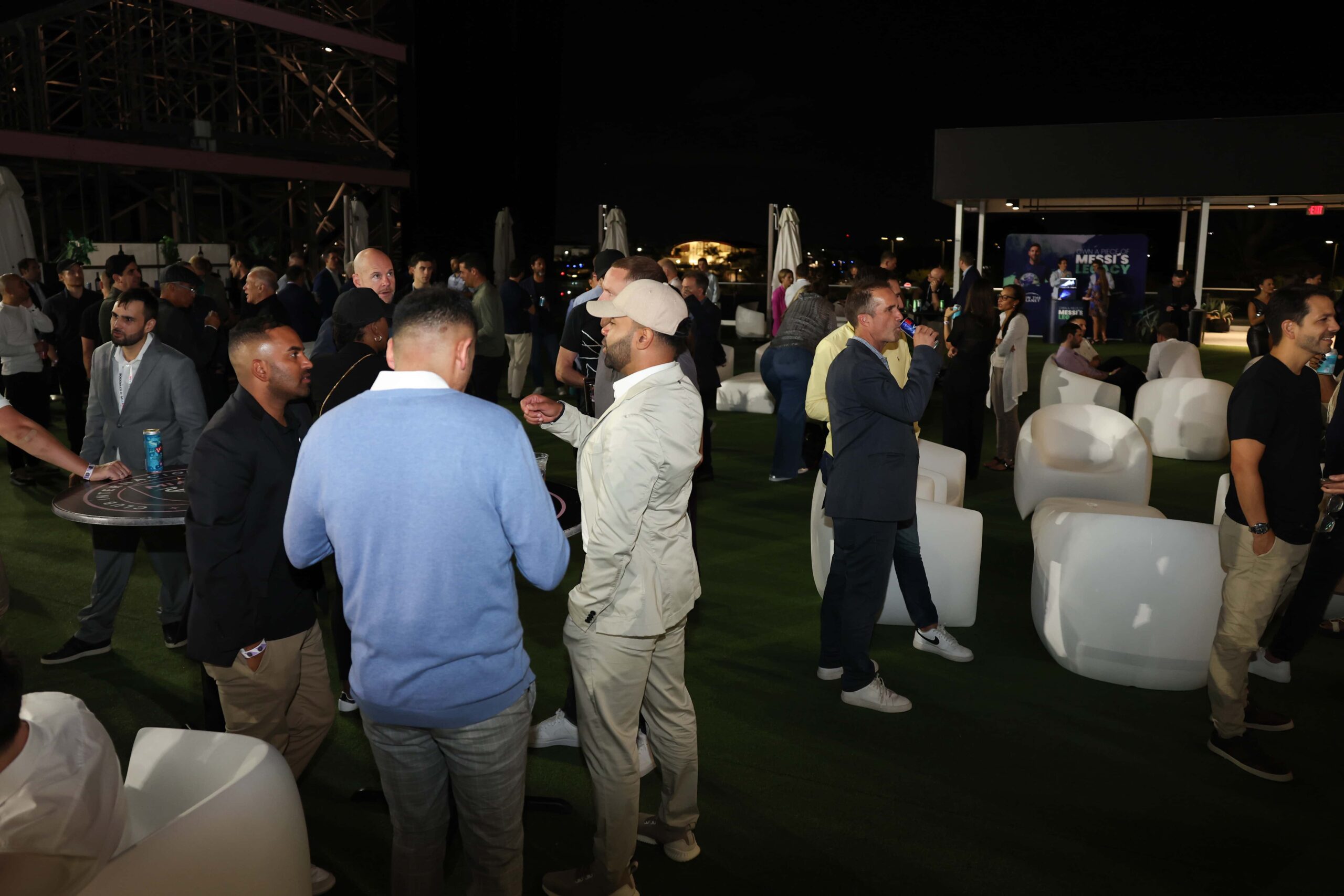 HOLLYWOOD, FLORIDA - NOVEMBER 12: Images from Soccerex social event at Chase Stadium on November 12, 2024 in Fort Lauderdale, Florida. (Photo by Megan Briggs/Getty Images for Soccerex)