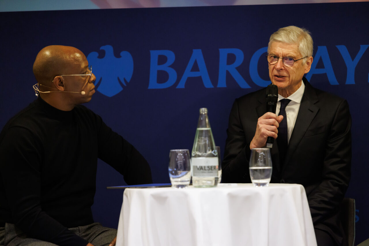 IAN WRIGHT AND ARSÈNE WENGER REUNITE TO SHARE BOLD VISIONS FOR FUTURE OF FOOTBALL AT THE 2025 WORLD ECONOMIC FORUM IN DAVOS WITH BARCLAYS